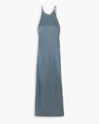 GAUCHERE Satin maxi dress - Blue Blue