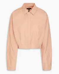 Rag & Bone Morgan pleated cotton-poplin shirt - Pink Pink