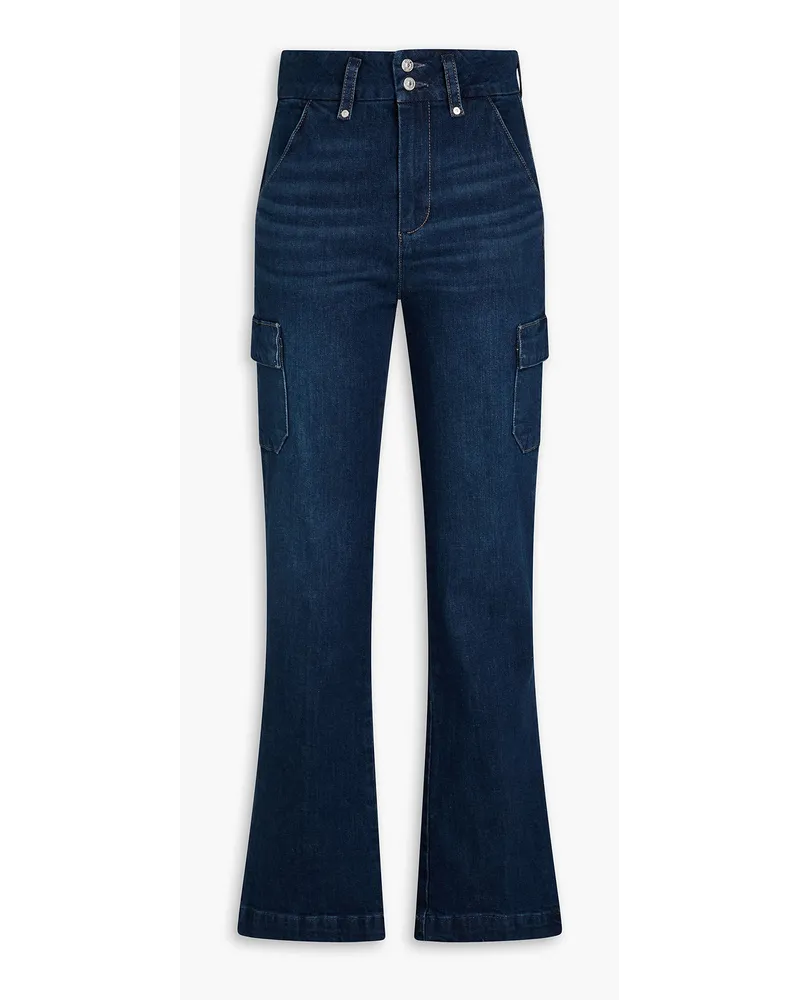 Paige Dion high-rise flared jeans - Blue Blue