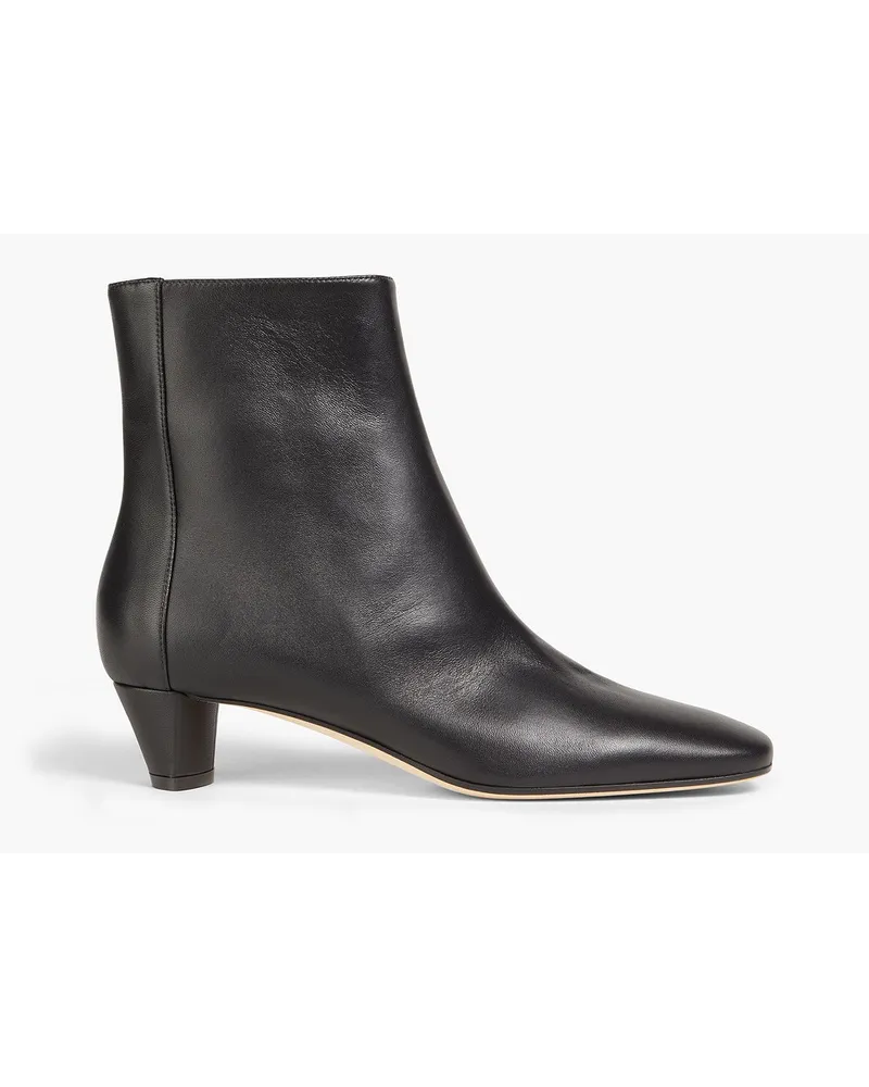 Sergio Rossi Leather ankle boots - Black Black