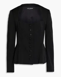 Dolce & Gabbana Faille peplum jacket - Black Black