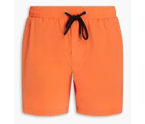 Short-length swim shorts - Orange
