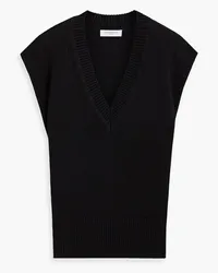 Equipment Lorin cotton vest - Black Black