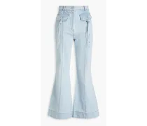 Sonya high-rise flared jeans - Blue