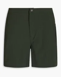 Onia Calder mid-length striped swim shorts - Green Green