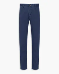 Slowear Incotex slim-fit cotton-blend chinos - Blue Blue