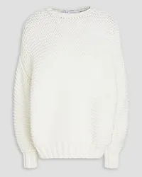 IRO Cotton-blend sweater - White White