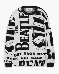 Stella McCartney The Beatles Get Back intarsia-knit sweater - Black Black