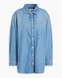 Frame Denim The Beach faded denim shirt - Blue Blue