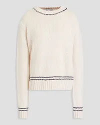 Autumn Cashmere Knitted sweater - White White