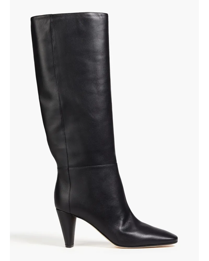 Sergio Rossi Leather knee boots - Black Black