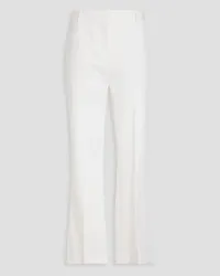 Nili Lotan Wool-twill straight-leg pants - White White