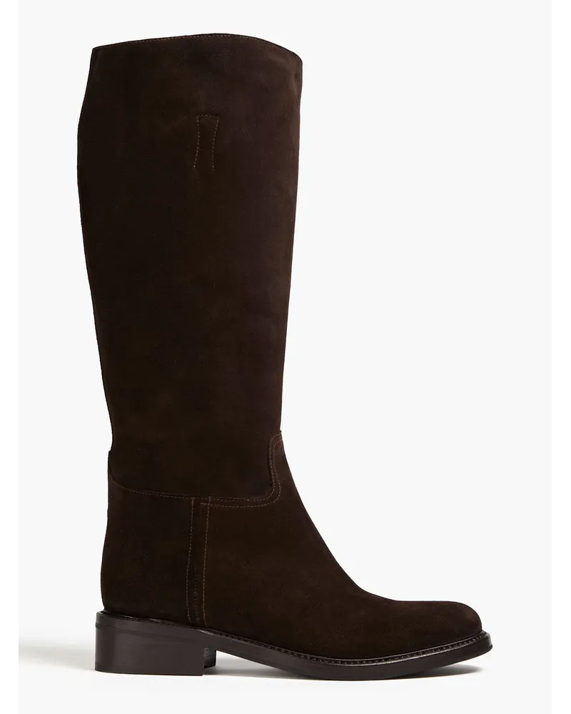 Nydia suede boots - Brown