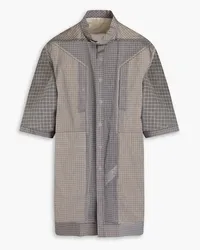 Rick Owens Oversized ripstop shirt - Gray Gray