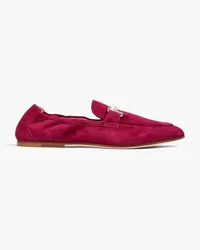 TOD'S Doubel T suede loafers - Purple Purple