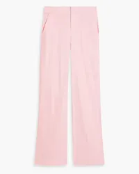 Alice + Olivia Alice Olivia - Linen-blend wide-leg pants - Pink Pink