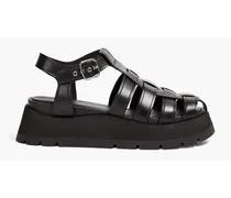 Kate leather sandals - Black