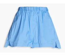 Ios cotton-blend poplin shorts - Blue