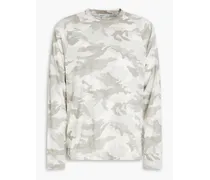 Camouflage cotton-jersey T-shirt - Gray