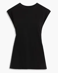 Frame Denim Organic cotton-jersey top - Black Black