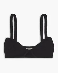 KHAITE Eda cashmere soft-cup bra - Black Black