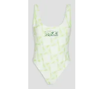 Cismione printed swimsuit - Green