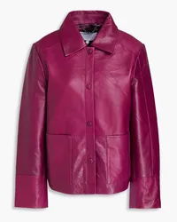 MUUBAA Leather jacket - Purple Purple