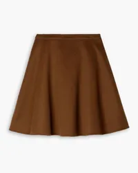 Jason Wu Wool and cashmere-blend felt mini skirt - Brown Brown