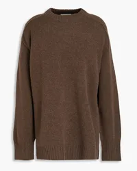 Loulou Studio Mélange wool and cashmere-blend sweater - Brown Brown