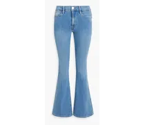 Le Pixie high-rise flared jeans - Blue