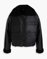 Loulou Studio Bugur oversized shearling jacket - Black Black