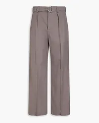 Jil Sander Belted canvas pants - Neutral Neutral