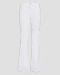 Frame Denim Le Mini Boot high-rise bootcut jeans - White White