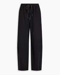 REJINA PYO Una canvas wide-leg pants - Black Black