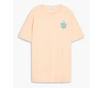 Logo-print cotton-jersey T-shirt - Orange