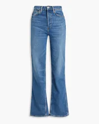 RE/DONE High-rise straight-leg jeans - Blue Blue