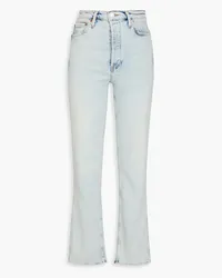 RE/DONE High-rise straight-leg jeans - Blue Blue