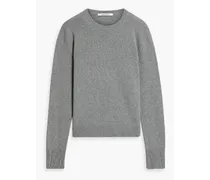 Cashmere and wool-blend sweater - Gray