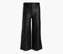 Leather culottes - Black