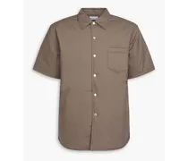 Scout cotton-poplin shirt - Neutral