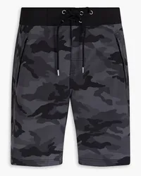 James Perse Long-length camouflage-print swim shorts - Gray Gray