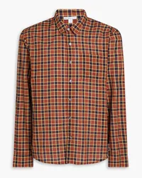 James Perse Checked cotton shirt - Brown Brown