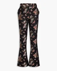 Acne Studios Brocade flared pants - Black Black