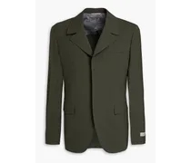Wool-blend blazer - Green