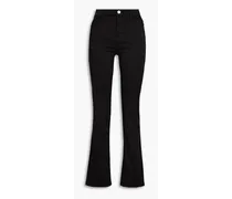 Le Mini Boot high-rise bootcut jeans - Black