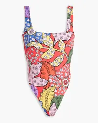 Mara Hoffman Idalia printed swimsuit - Red Red