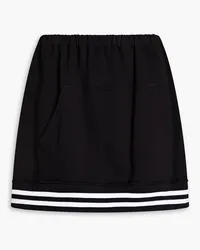 RED Valentino French cotton-terry mini skirt - Black Black