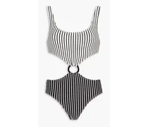 Bailey cutout ring-embellished swimsuit - Black