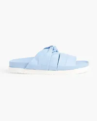 3.1 phillip lim Twisted leather slides - Blue Blue