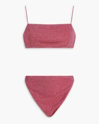 Oséree Lumière 90s metallic bikini - Pink Pink